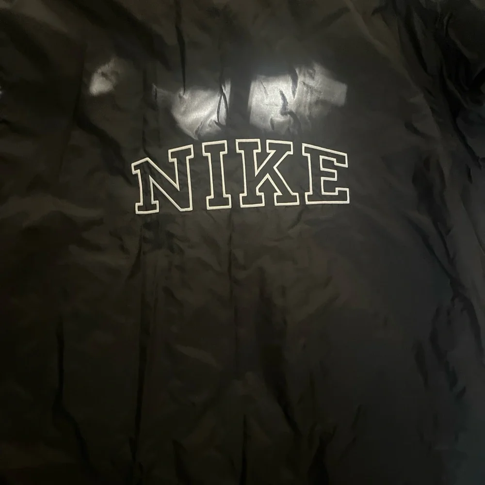 Vintage Nike Windbreaker Full Zip Jacket Black Tag 90s Mesh 3XL